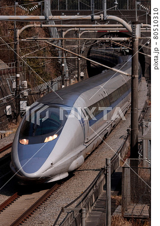 長大編成で東海道新幹線を疾走する500系新幹線のぞみ号_2010/2/24撮影 80510310