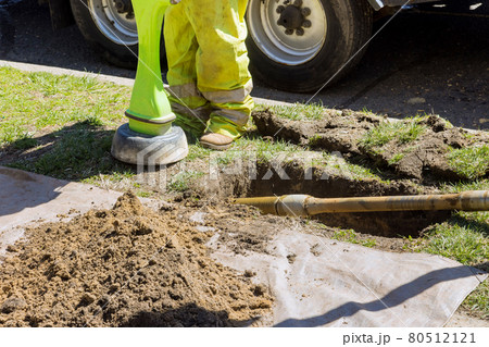 Construction works detect the during fiber optic of pipeline in the for horizontal directional drilling 80512121