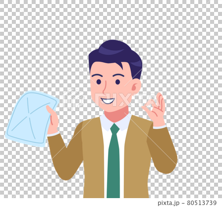 真面目そうなネクタイの男性 真面目そうなネクタイの男性 80513739