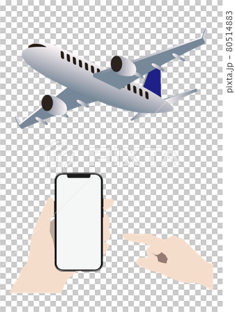 飛機和智能手機 80514883