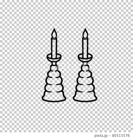 Buddhist altar accessories: candle holders Buddhist altar accessories: candle holders 80515576