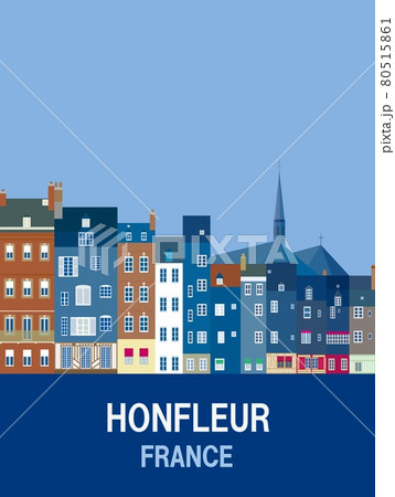 オンフルール　honfleur　フランス　france 80515861