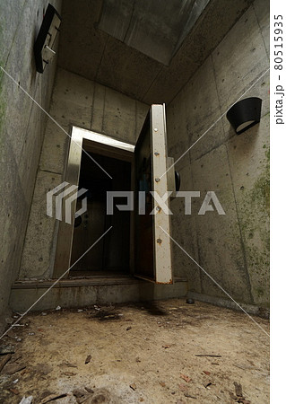 廃墟 三洋証券洗心寮 金庫 銀行 山梨県 山梨県南都留郡山中湖村 山中湖 80515935