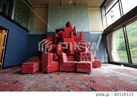 廃墟　群馬県利根郡みなかみ町　奥利根館　廃旅館　廃ホテル　廃温泉旅館 80516123