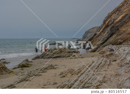 Gaviota State Park on the rocky coast of the Pacific Ocean in Goleta, Santa Barbara County, California Gaviota State Park on the rocky coast of the Pacific Ocean in Goleta, Santa Barbara County, California 80516557