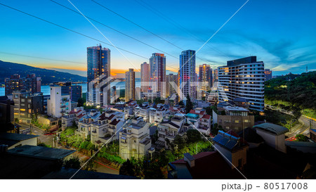 ナイトシーン 夕映 夜景 80517008