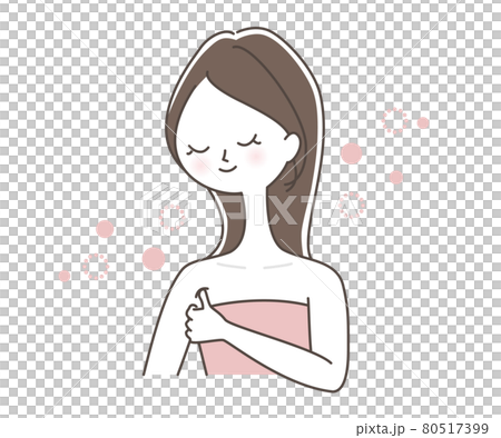 脇下のマッサージをする女性 脇下のマッサージをする女性 80517399