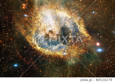 Cluster of stars. Nebula. Elements of this image furnished by NASA 80520279