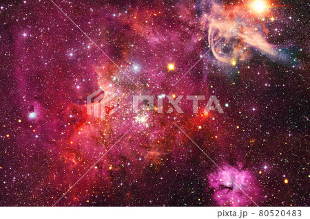 Nebula, cluster of stars in deep space. Elements of this image furnished by NASA 80520483