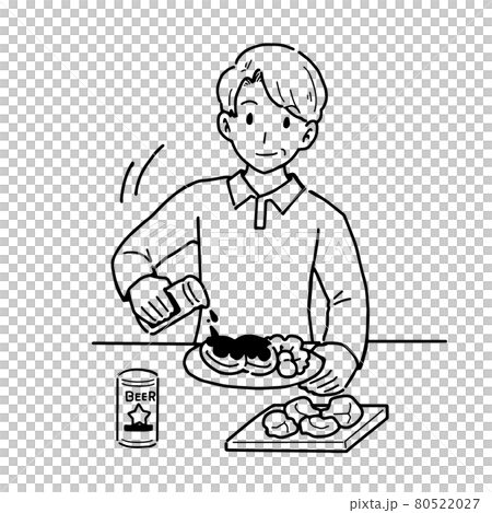 喜歡重口味的男人插畫 80522027