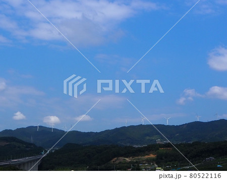 風力発電のある景色(静岡県浜松風力発電) 風力発電のある景色(静岡県浜松風力発電) 80522116