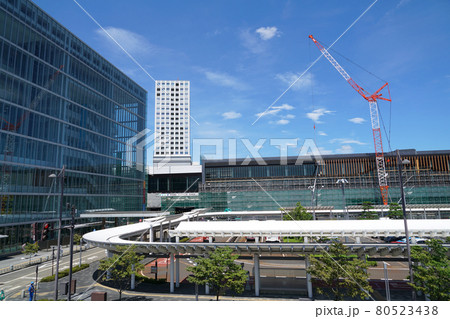 北陸新幹線工事　福井駅東口 80523438