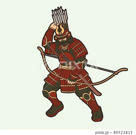 Samurai Warrior or Ronin Japanese Fighter Action with Armor and Weapon Cartoon Graphic Vector Samurai Warrior or Ronin Japanese Fighter Action with Armor and Weapon Cartoon Graphic Vector 80523815
