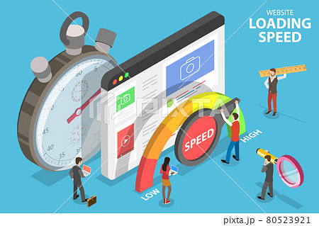 Website Loading Optimization, Page Speed and SEO. 80523921