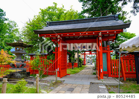 生島足島神社 門 80524485