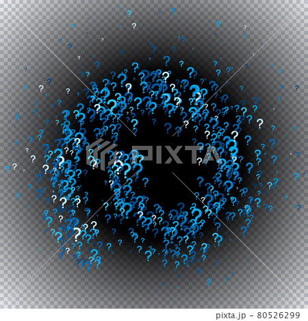 Pattern frame cartoon questions, exclamation marks Pattern frame cartoon questions, exclamation marks 80526299
