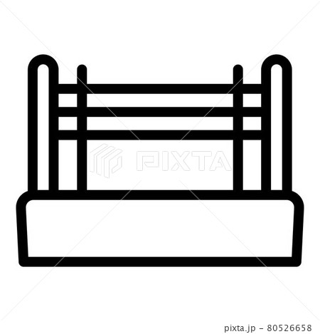 Boxing ring icon, outline style Boxing ring icon, outline style 80526658