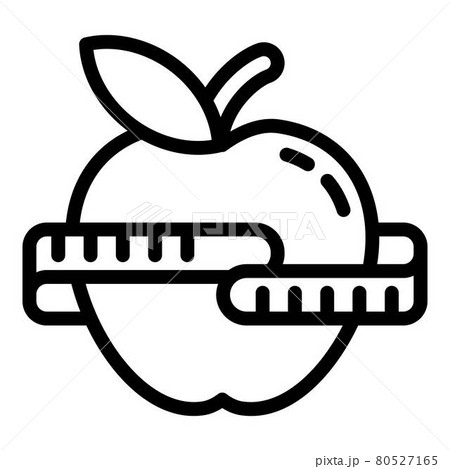 Apps fitness icon, outline style 80527165