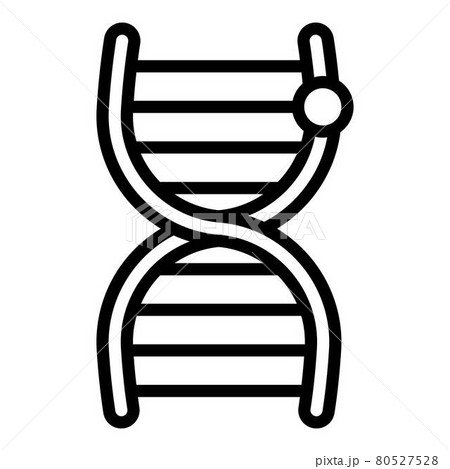 Forensic laboratory dna research icon, outline style 80527528
