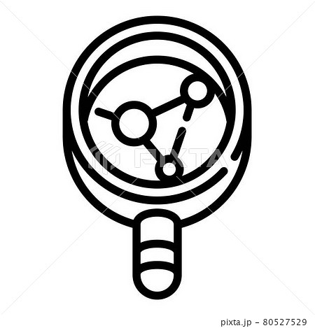 Forensic laboratory evidence icon, outline style 80527529