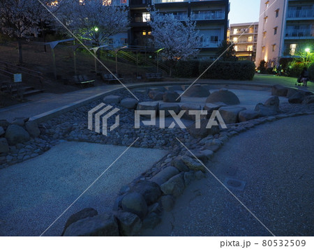 公園の岩場 80532509