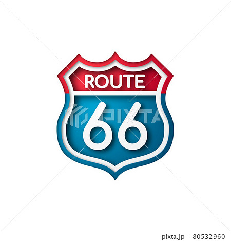 Road sign Route 66. 80532960
