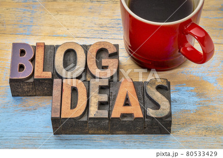 blog ideas in wood type 80533429