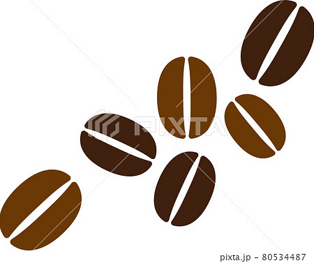 コーヒー豆のイラスト素材のイラスト素材