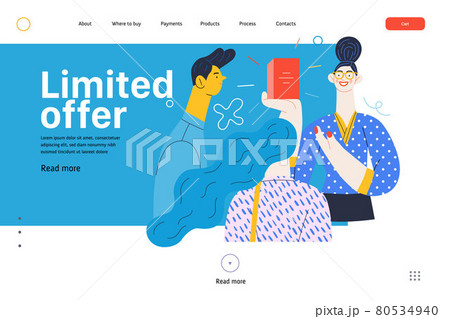 Discounts, sale, promotion, web template. Flat vector Discounts, sale, promotion, web template. Flat vector 80534940