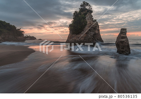 茨城県日立市 東滑川海浜緑地の朝 茨城県日立市 東滑川海浜緑地の朝 80536135