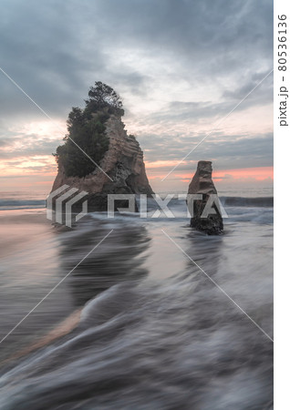 茨城県日立市 東滑川海浜緑地の朝 茨城県日立市 東滑川海浜緑地の朝 80536136
