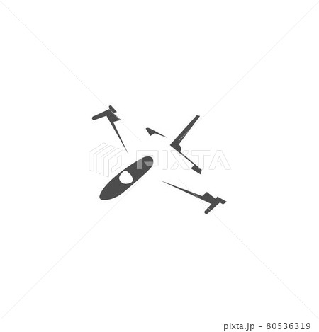 Plane icon logo design template vector Plane icon logo design template vector 80536319