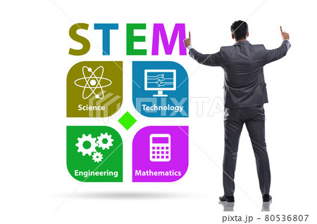 Business people in STEM education concept 80536807