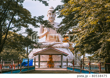 Wat Khao Isan and Wat Thepprathan in Ratchaburi, Thailand 80538475