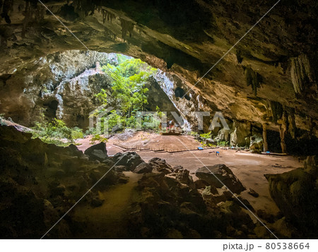 Phraya Nakhon Cave, Khua Kharuehat pavillion temple in Khao Sam Roi Yot National Park in Prachuap 80538664