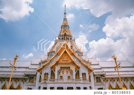Wat Sothon Wararam Worawihan in Chachoengsao, Thailand Wat Sothon Wararam Worawihan in Chachoengsao, Thailand 80538693