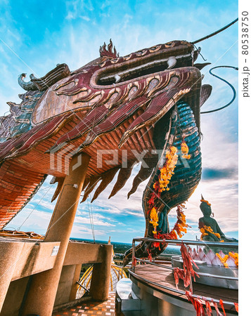 Dragon temple Wat Samphran in Nakhon Pathom, Thailand Dragon temple Wat Samphran in Nakhon Pathom, Thailand 80538750