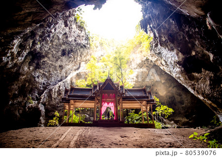 Phraya Nakhon Cave, Khua Kharuehat pavillion temple in Khao Sam Roi Yot National Park in Prachuap 80539076
