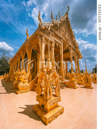 Wat Paknam Jolo in Chachoengsao, thailand 80539283