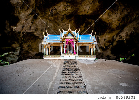 Phraya Nakhon Cave, Khua Kharuehat pavillion temple in Khao Sam Roi Yot National Park in Prachuap 80539301