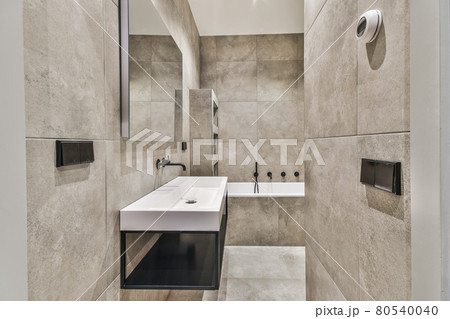 Interior design of beautiful and elegant bathroom Interior design of beautiful and elegant bathroom 80540040