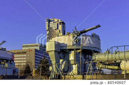 Polish warship - museum ORP Blyskawica (Lightning) - Gdynia, Poland 80540607