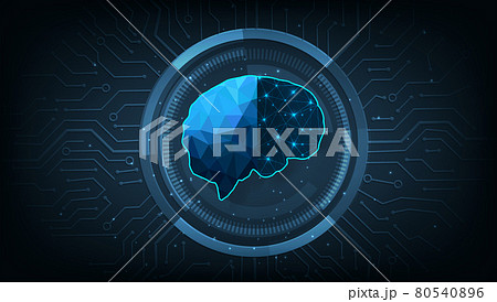 Artificial intelligence technology concept(AI). 80540896