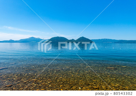 北海道　洞爺湖の夏の風景 80543302