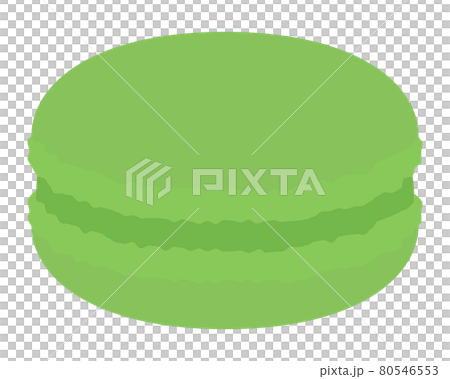 マカロン 抹茶 緑 ベクターイラスト マカロン 抹茶 緑 ベクターイラスト 80546553