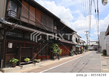 中山道 太田宿の古い町並み 80548299