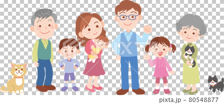 三世代家族とペット 三世代家族とペット 80548877