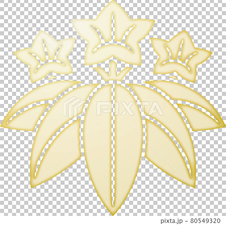 家徽笹龍二[金色] 80549320