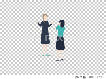 英語が話せない日本人のイラスト素材 80551798