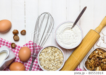 Baking or cooking background Baking or cooking background 80553914